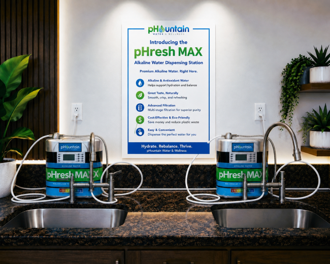 Alkaline Water Dispensing Station