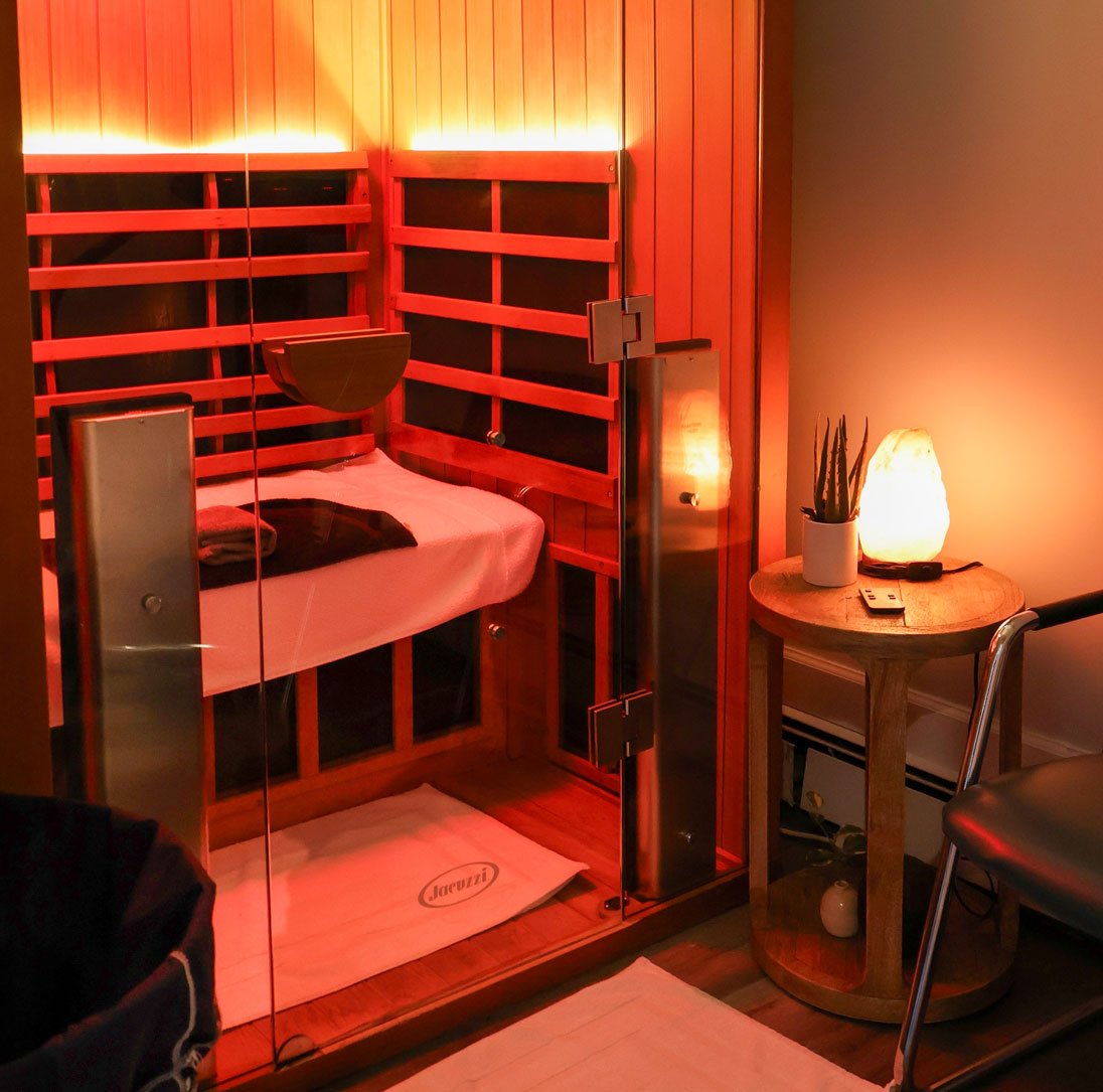Infra-red sauna